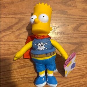 Superhero Plush Toy with Red Cape